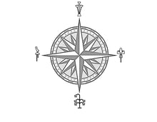 Load image into Gallery viewer, Egyptian Compass
